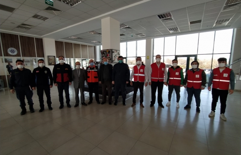 BAŞKAN FURKAN İBİŞ DUA EDEREK GÖREVE BAŞLADI