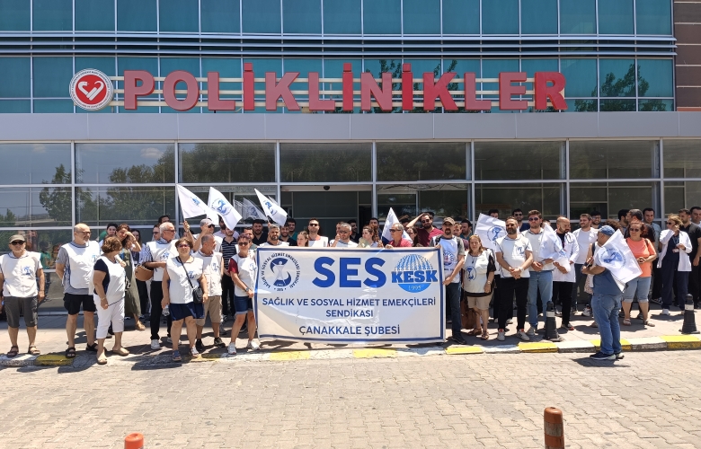ÇOMÜ Hastanesi’nde Sağlık Çalışanlarından İş Bırakma Eylemi: "Haklarımızdan Feragat Etmeyeceğiz"
