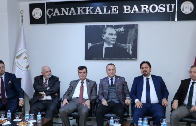 ÇANAKKALE’DE STAJYER AVUKATLAR İLE BULUŞTU