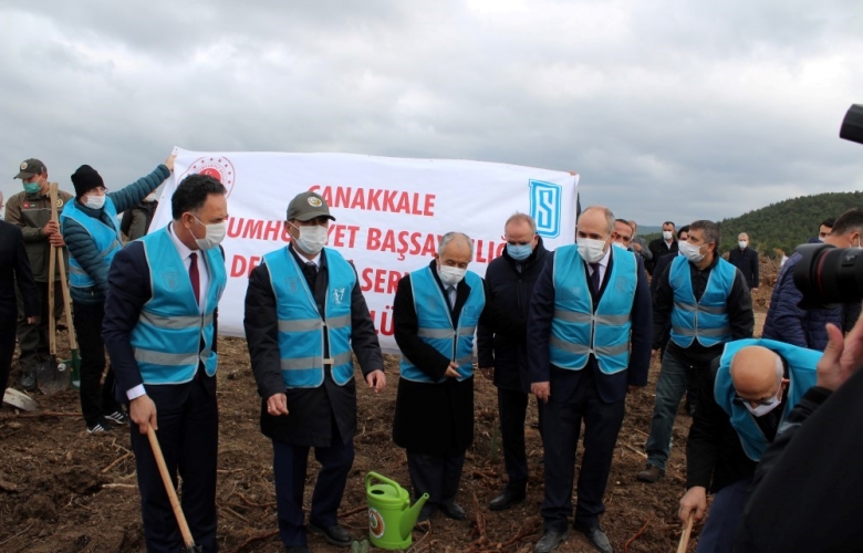 “MİLLİ AĞAÇLANDIRMA GÜNÜ" ' DE ÇANAKKALE CUMHURİYET BAŞSAVCILIĞI DENETİMLİ SERBESTLİK MÜDÜRLÜĞÜ’ DE  KATILDI