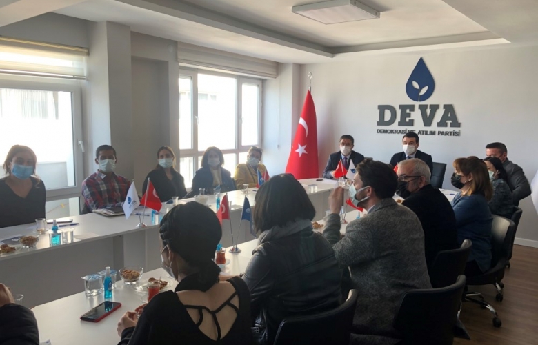 CHP' DEN DEVA PARTİSİNE ZİYARET