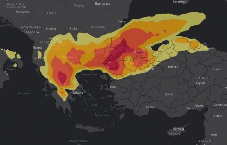 SON YILLARIN EN KUVVETLİ KAR YAĞIŞI GELİYOR, ÇANAKKALE HARİTADA KIRMIZI ALANDA YER ALDI
