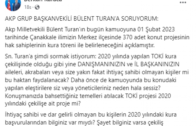 “HİÇ RAHATSIZ OLMADINIZ MI? VİCDANINIZ SIZLAMADI MI?