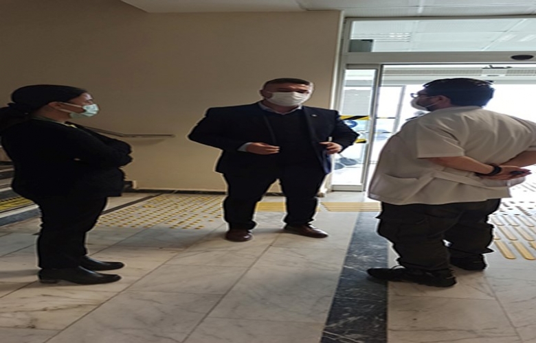 AYVACIK BELEDİYE BAŞKANI BAYRAM'DAN SAĞLIK PERSONELİNE ZİYARET