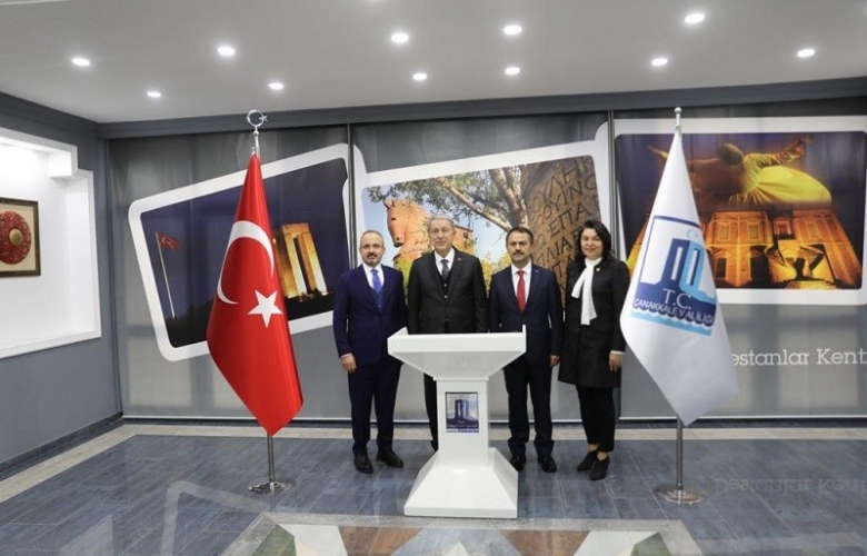 MİLLİ SAVUNMA BAKANIMIZ SAYIN HULUSİ AKAR ÇANAKKALE’DE