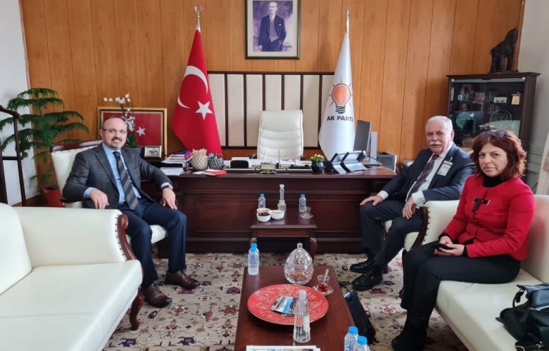 BAŞKAN GÖKHAN'DAN ÇANAKKALE MİLLETVEKİLLERİNE ZİYARET