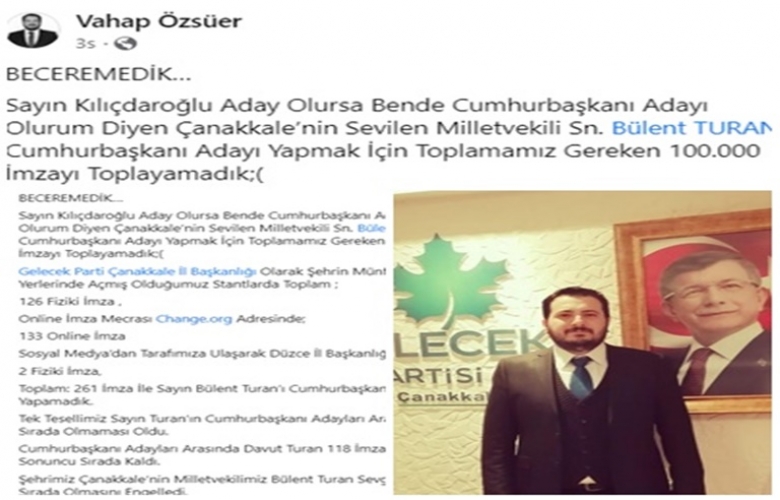ÖZSÜER: ” BECEREMEDİK…”