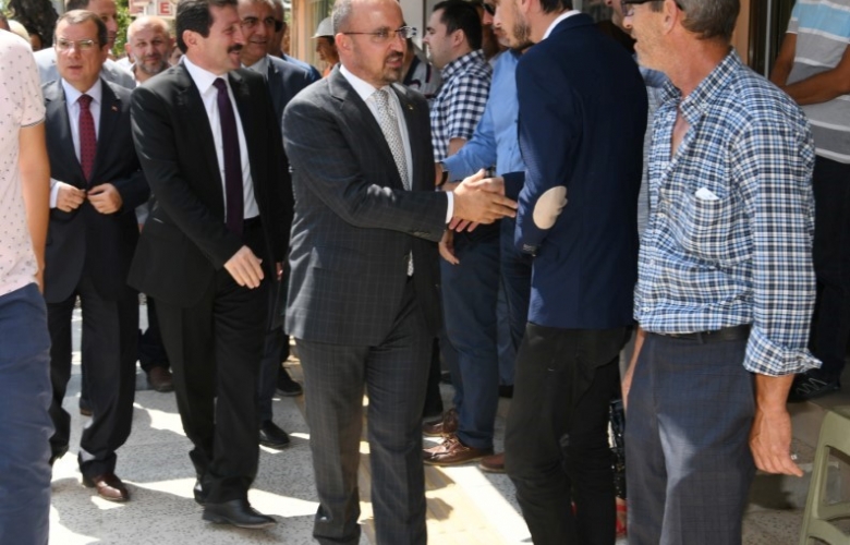 TURAN ÇAN AİLE SAĞLIĞI MERKEZİ TEMEL ATMA TÖRENİNE KATILDI