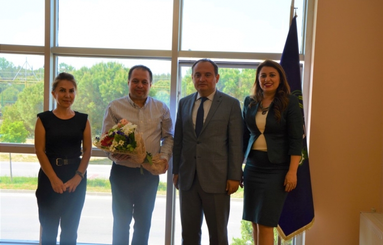 SGK İL MÜDÜRÜ HİLMİ ERCAN, TİCARET BORSASINI ZİYARET ETTİ