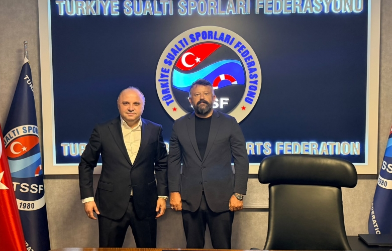 Turgay Kılıç'tan Türkiye Sualtı Sporları Federasyonu'na Ziyaret: Hedef Çanakkale'yi Sualtı Sporlarının Merkezi Yapmak