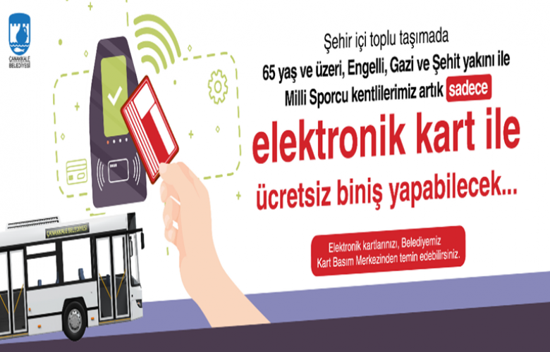 ARALIK AYIN DA SADECE ELEKTRONİK KART İLE ULAŞIM BAŞLIYOR