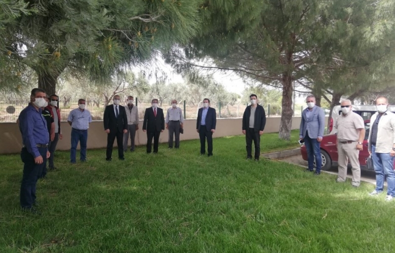 VALİ TAVLI, BAYRAMİÇ-EZİNE-KUMKALE OVALARI SULAMA BİRLİĞİNİ ZİYARET ETTİ