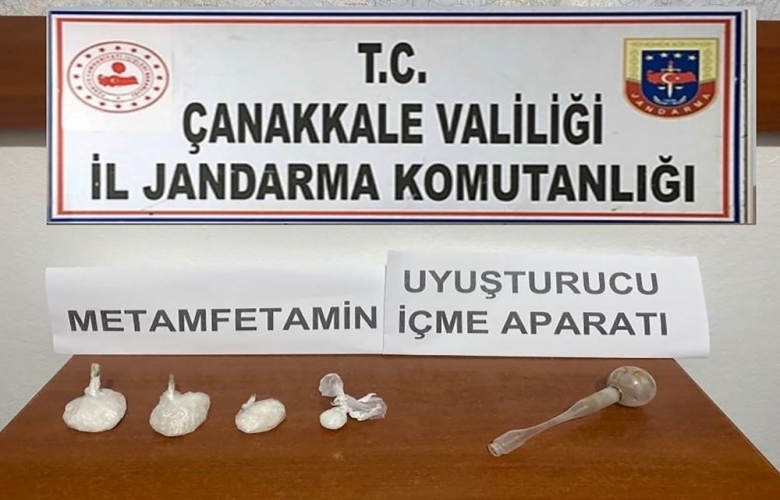 ÇANAKKALE İL JANDARMA KOMUTANLIĞI, SORUMLULUK BÖLGESİNDE UYUŞTURUCUYA GEÇİT VERMİYOR