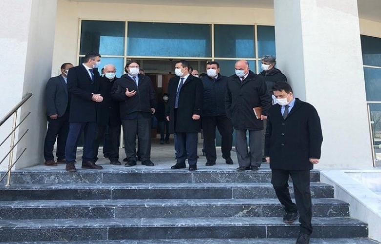 VALİ  AKTAŞ, LAPSEKİ-ÇARDAK TİCARET MERKEZİNDE İNCELEMELERDE BULUNDU