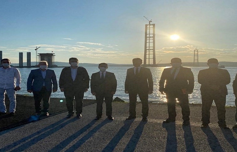 VALİ AKTAŞ’TAN 1915 ÇANAKKALE BOĞAZ KÖPRÜSÜNDE İNCELEME