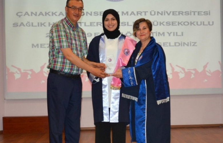 ÇOMÜ SAĞLIK HİZMETLERİ MESLEK YÜKSEKOKULU MEZUNİYET TÖRENİ GERÇEKLEŞTİ