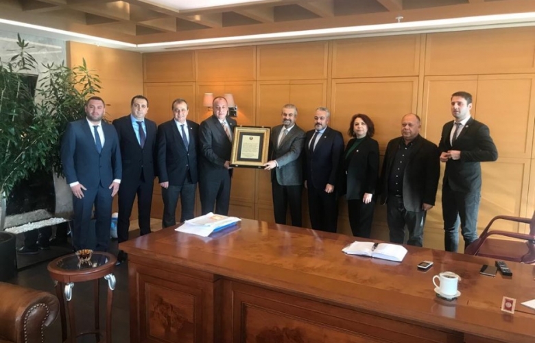 ÇTSO ŞEREF ÜYESİ BÜLENT ENGİN'E ZİYARET