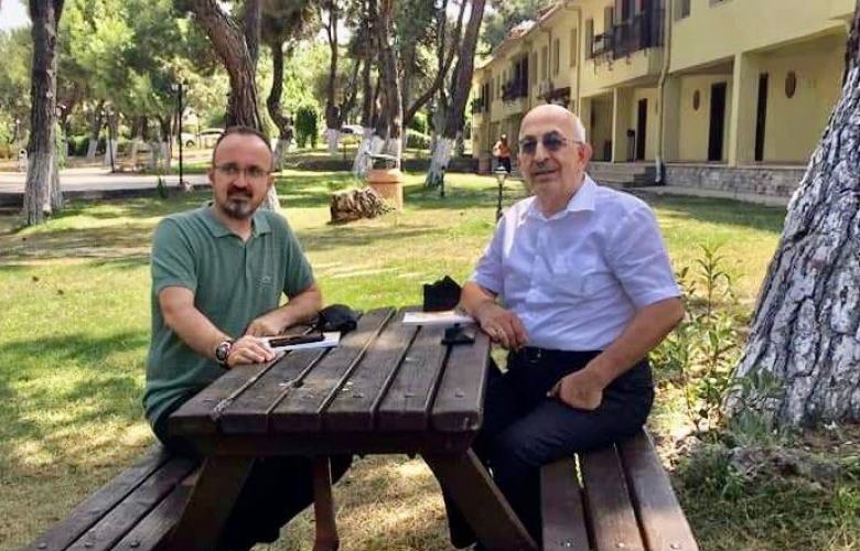 TURAN, REKTÖR  MURAT İLE BİR ARAYA GELDİ