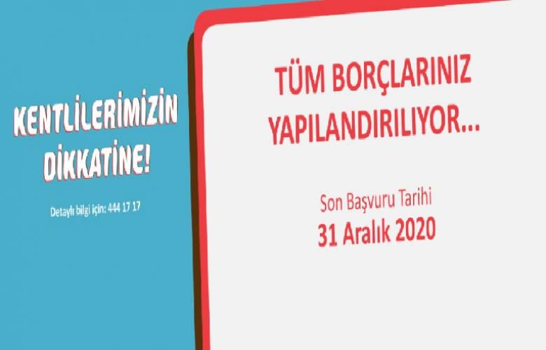 YAPILANDIRMADA SON TARİH 31 ARALIK